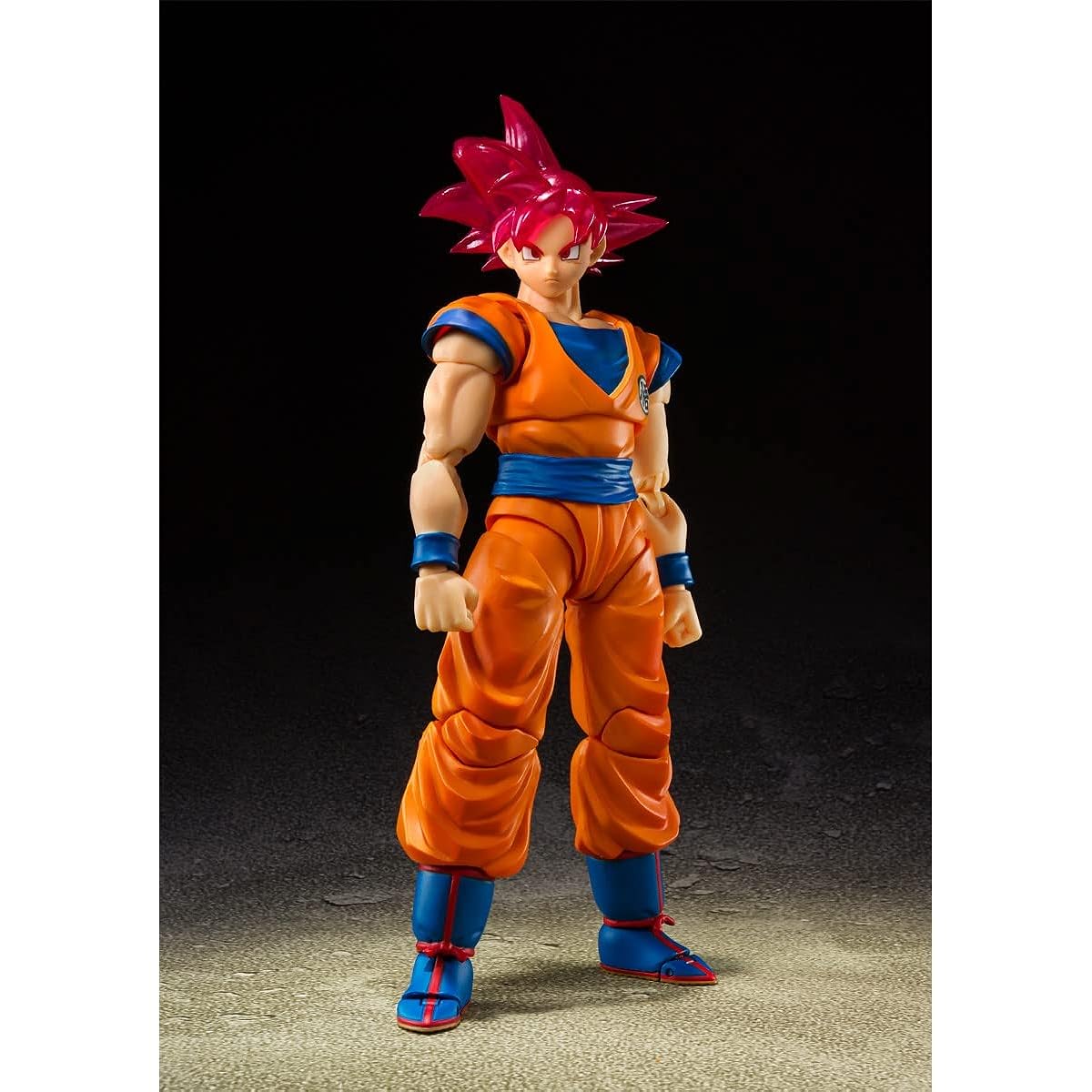Bandai Tamashii Nation S.H.Figuarts Super Saiyan God Son Goku SDCC 2021 Event Limited Color Edition