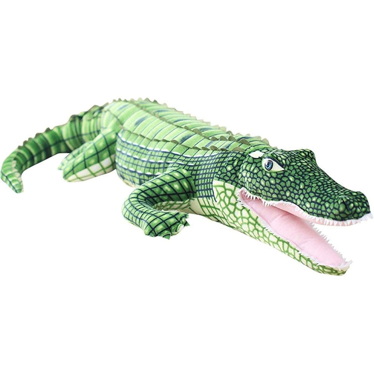 LERORO Alligator Stuffed Animal Crocodile Plush Toy 39 Inch Large Realistic Plush Toy Kids Cushion Soft Huggable Figure for Children Girls Boys