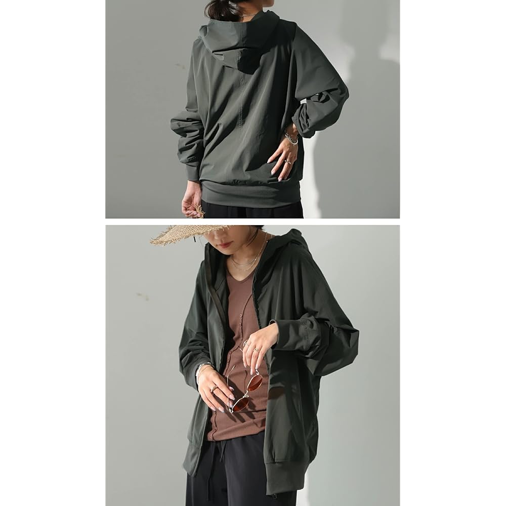 [antiqua] Rashguard Parka Women's Long Sleeve Cover-up PS-00349