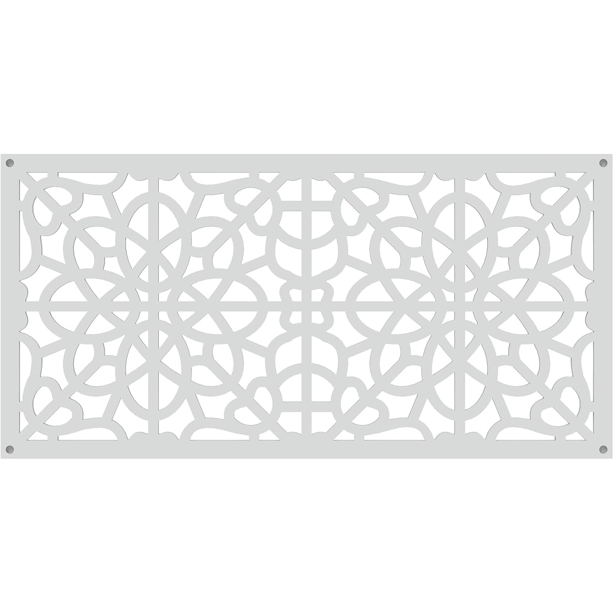 Barrette Outdoor Living 73030569 Openwork Decorative Screen Panel White