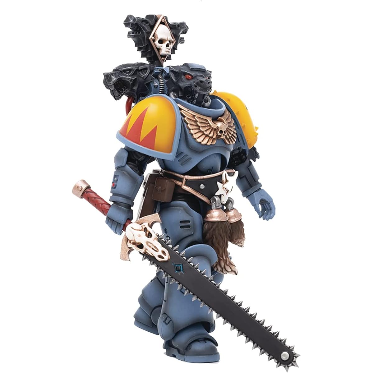 JoyToy Warhammer 40K: Space Wolf Claw Pack Torvald 1:18 Scale Figure
