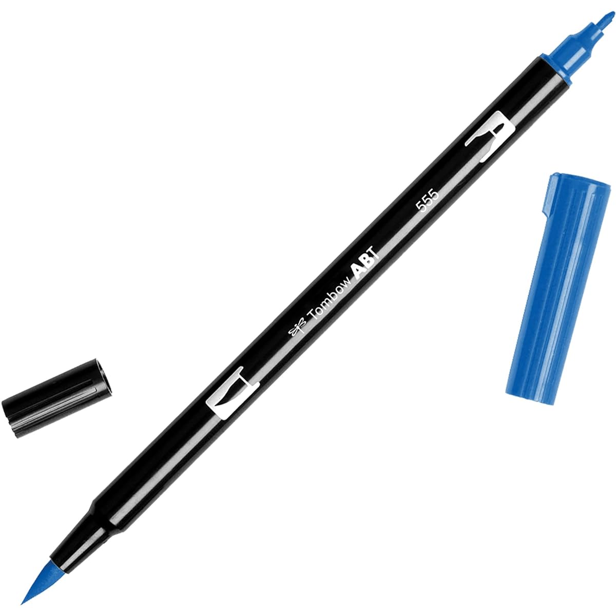 Tombow Dual Brush Marker Stock Open 555 Ultramarine