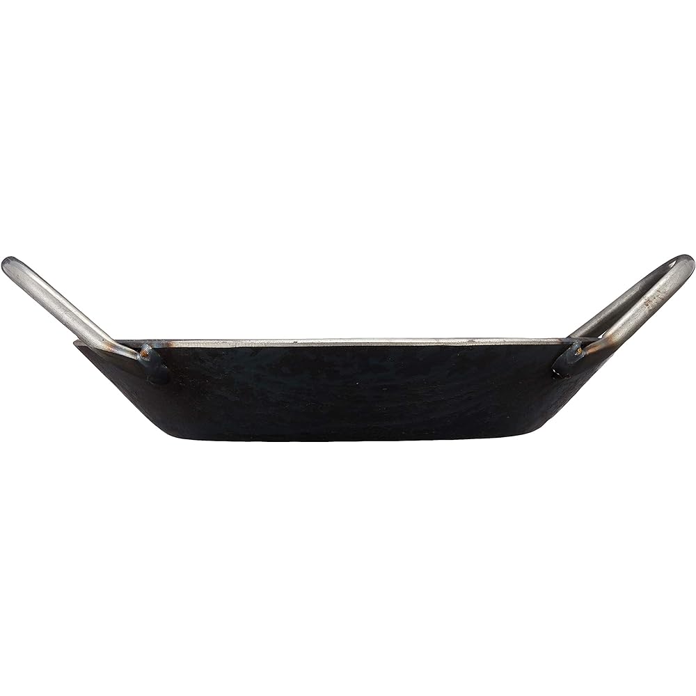 turk "Classic Grill Pan 20cm" Iron frying pan, both hands, hammered out, IH compatible, deep, Japanese original Turk Classic Grillpan 20cm