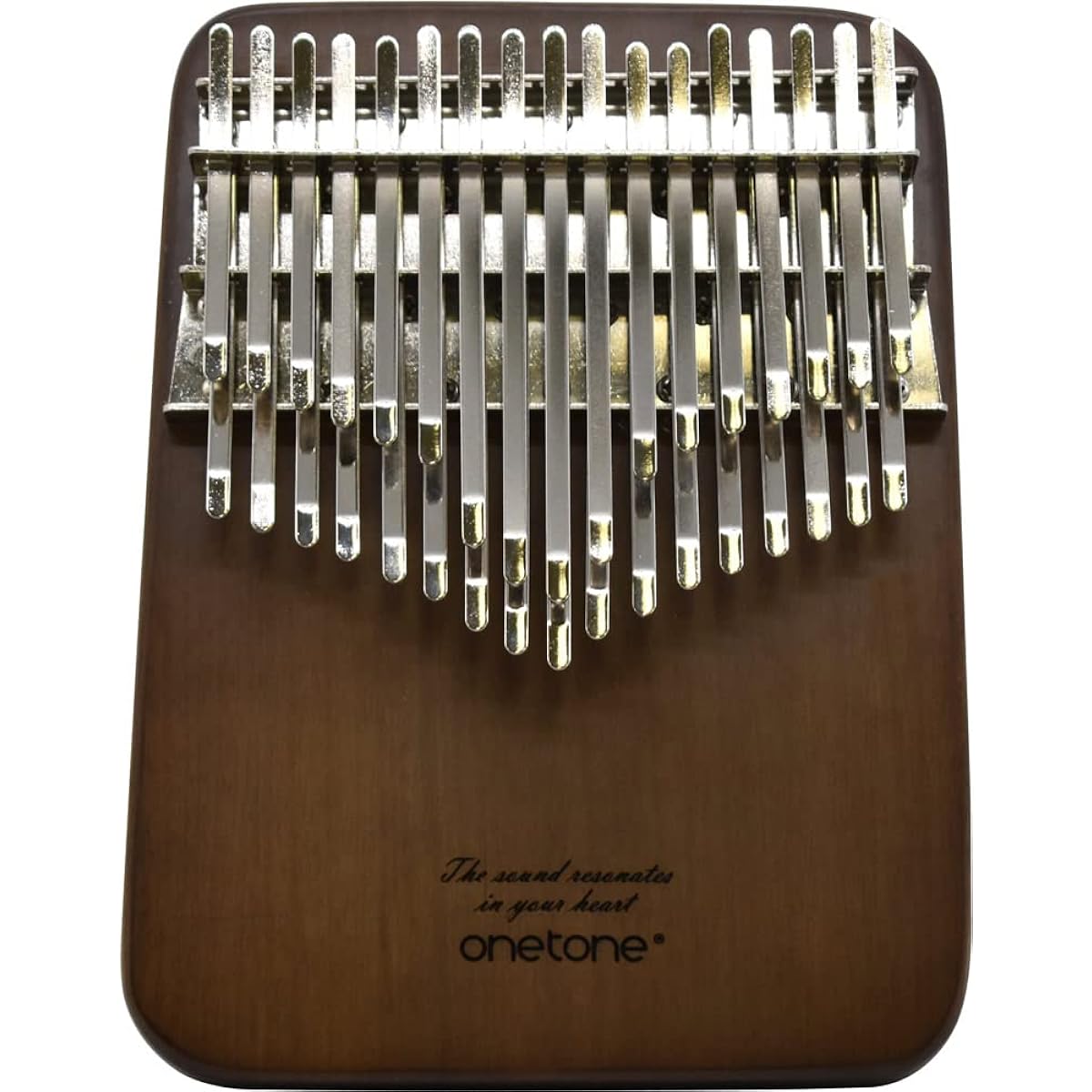 ONETONE One Tone Kalimba (Thumb Piano) 34 Key Beginner Set Walnut Material OTKLS-34/WN [Special Case/Cleaning Cloth/Key Adjustment Hammer/Lower Key Adjustment Stick/Key Sticker/Color Sticker/Pickup Included]