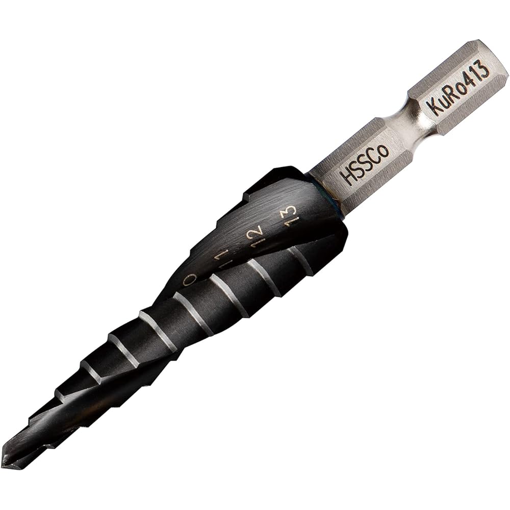 Winning Bore KURO Step Drill Titanium Nitride Aluminum Coating 4-22mm KURO-422