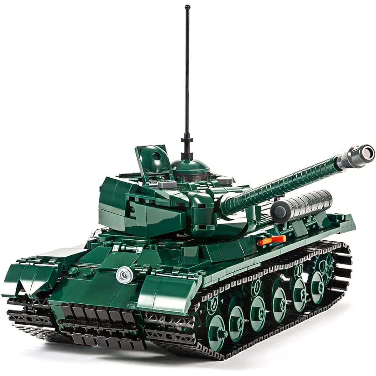 DAHONPA is-2 Heavy Tank Building Blocks (845 Pieces) WW2 Military History Collection Tank Model with 3 Soldier Figures Toy Gift for Kids and Adults