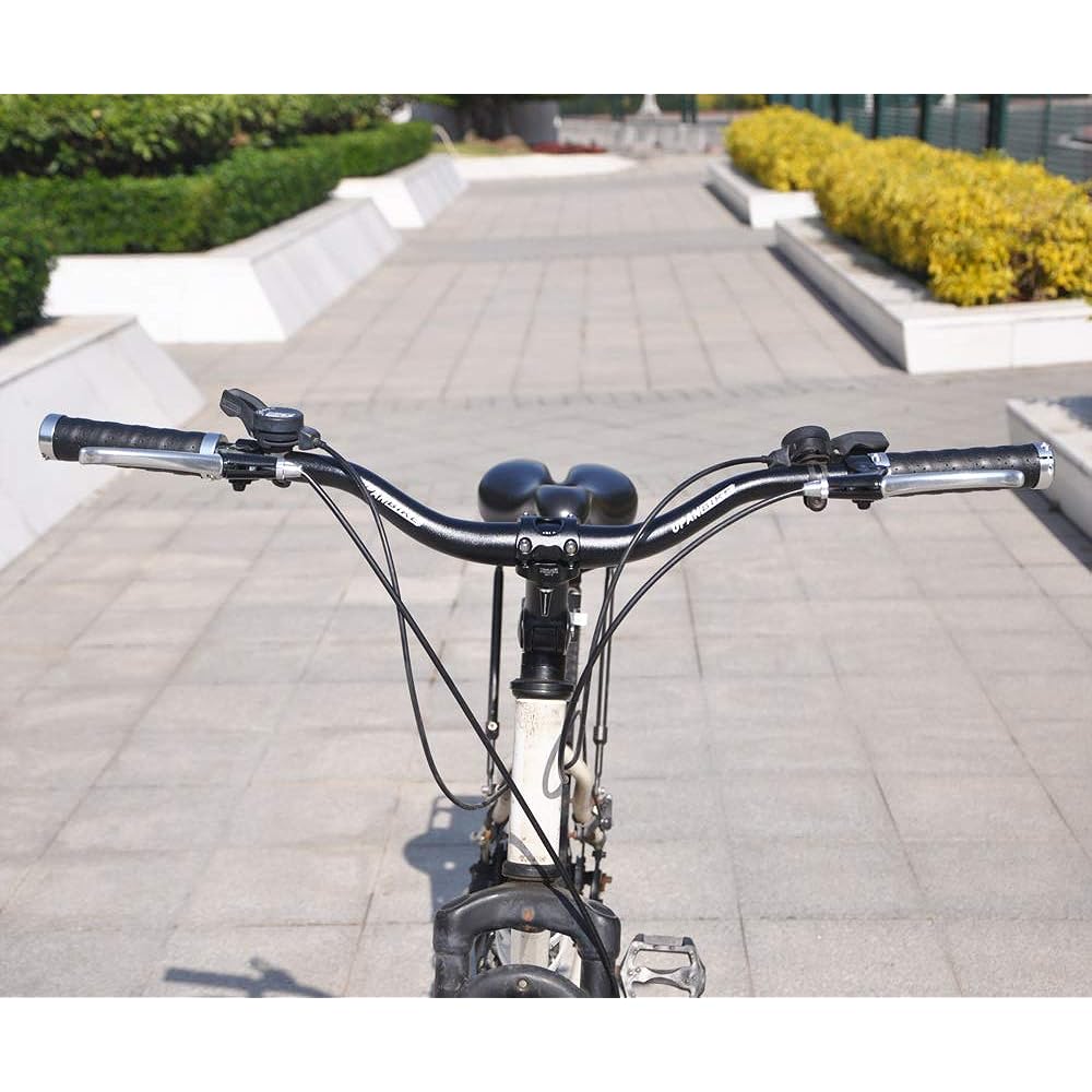 UPANBIKE Cycling Mountain Bike Bicycle Handlebar 31.8mm 700mm Riser Bar Handle (Black)
