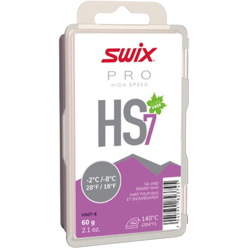 SWIX Racing Wax Training Wax PRO High Speed HS Snowboard Skiing Winter Sports Maintenance Winter Alpine Snow Mountain