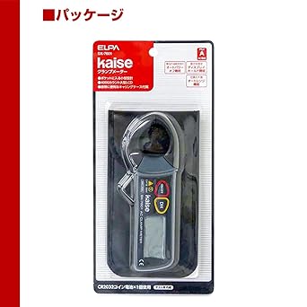ELPA Clamp Meter Safe Auto Range 0~300A No Range Switching Required Mini Auto Off SK-7601