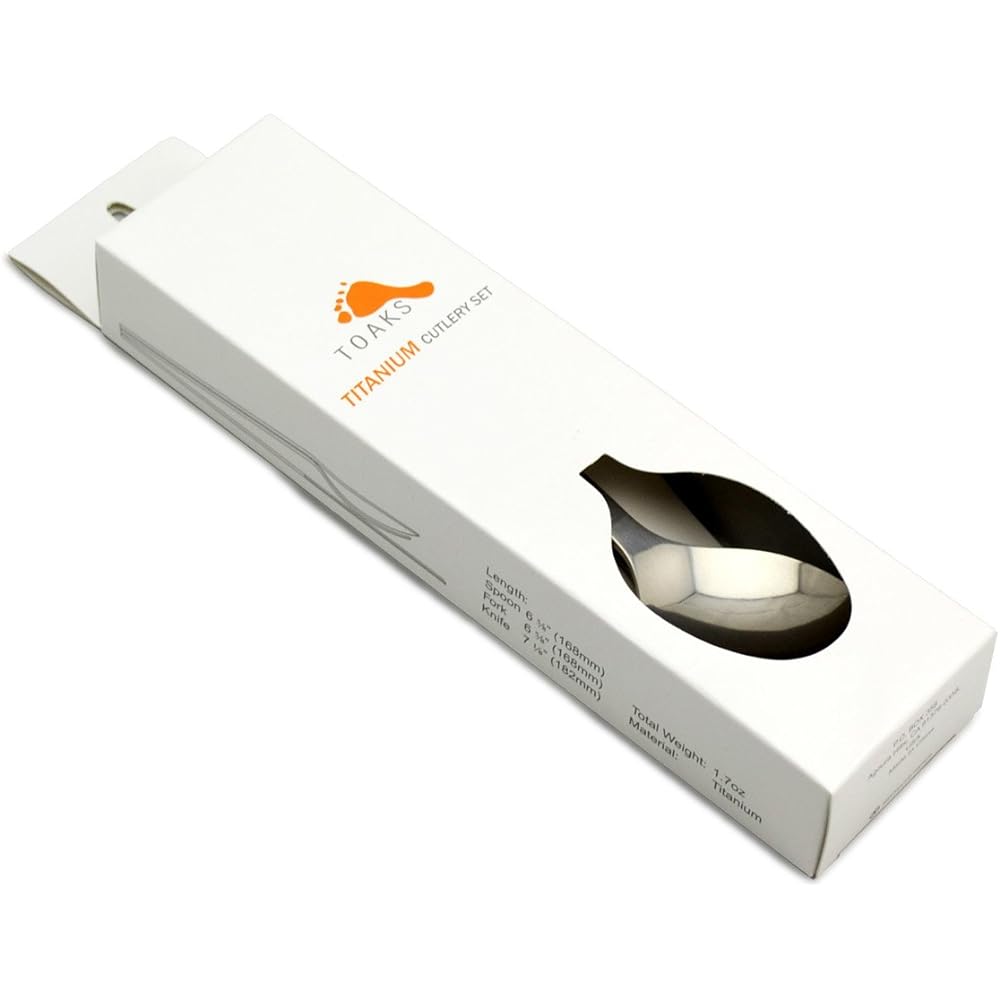 TOAKS Titanium 3 Cutlery Set SLV-02