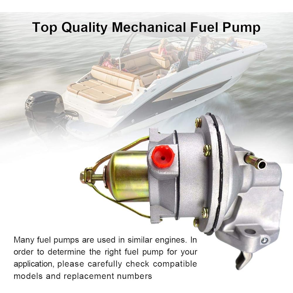Mechanical Fuel Pump MerCruiser Mercury Marin MC120 MC165 MC170 MC180 MC190 MC470-1 MC488 Engine Penta 2.5L 3.0LX 3.0L 3.7L 3.7-LX 1995-2001 38548 4272 5A3 9 -35422 509407 18- 7282