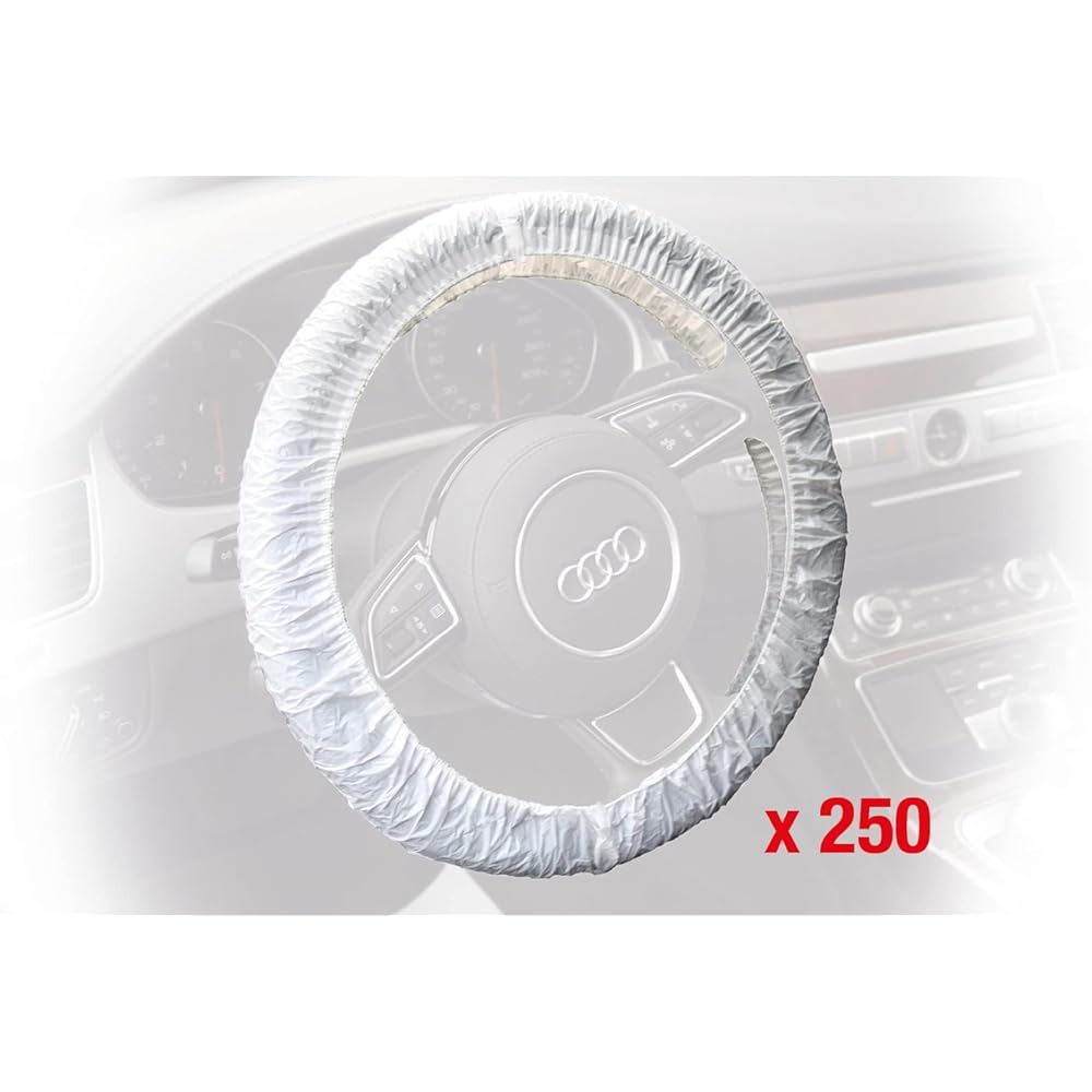 KS TOOLS Single-use steering wheel cover white pack of 250 500.8087