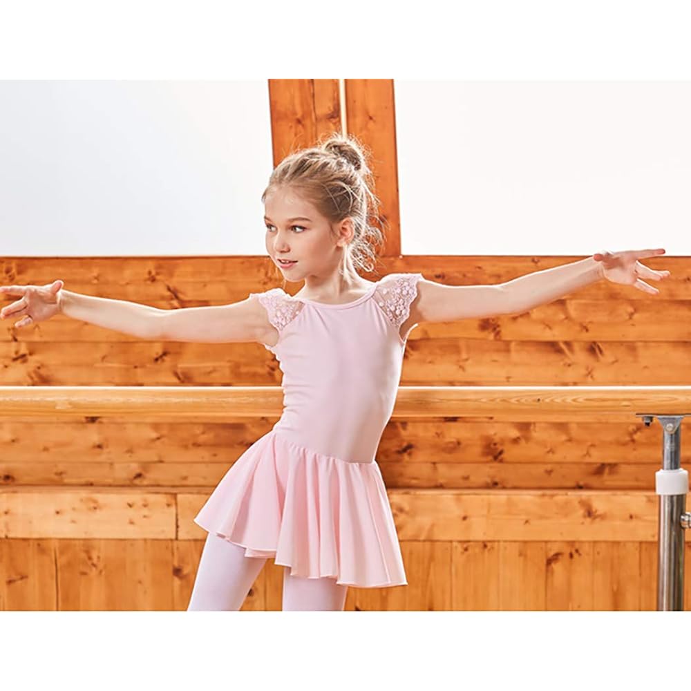 Manana ma4 Silkily Manana Leotard Ballet Children's Skirt Dress Lace Snap Costume Kids Junior Girls