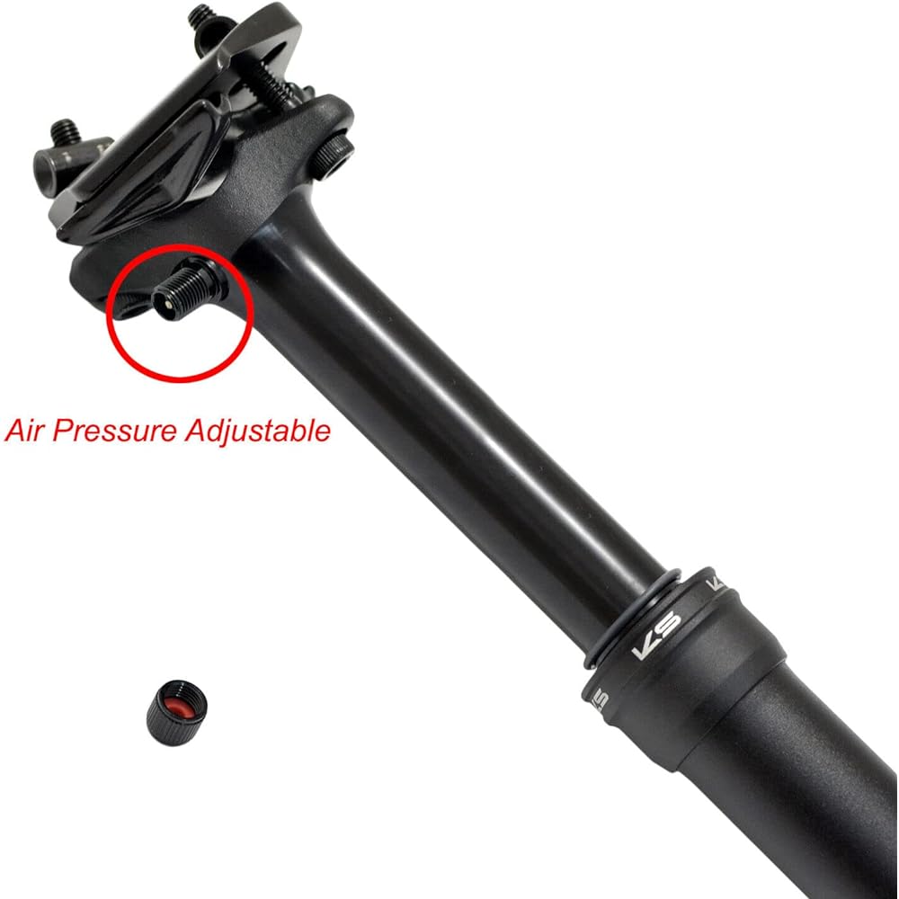 Kind Shock KS Rage-iS Suspension Dropper Seatpost w/ Remote 27.2x414mm T: 100mm, KS2714