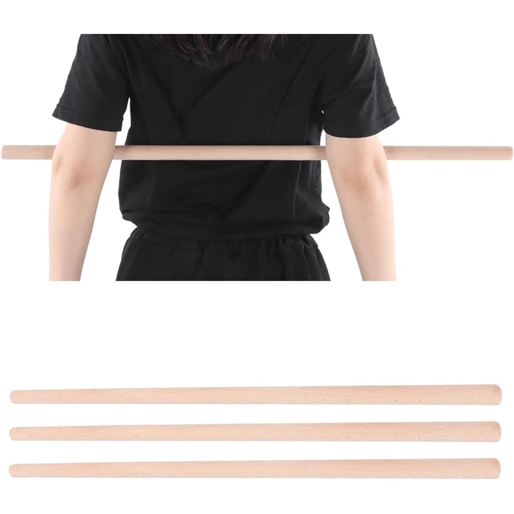 Jadenzhou Yoga Stick, Open Shoulder Stretching Tool for Yoga for Yoga Assist Back Correction Body Training, Release Yoga Pole