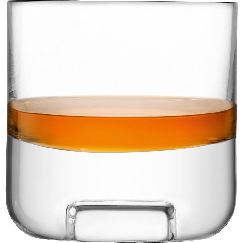 LSA Glass Cask Whiskey Tumbler x 2 G1687-09-301