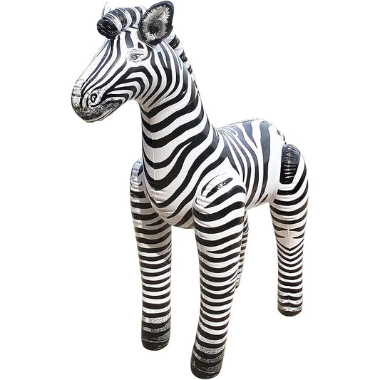 Jet Creations 60" Zebra Inflatable Safari Animal Standing Blow Up Figure Stage Prop Gift Toy Decoration - ZEB6