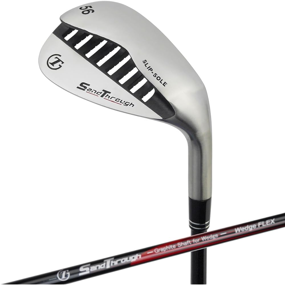 AZROF Sand Through Wedge TG Carbon Wedge Shaft: TG Carbon 56 degrees 9