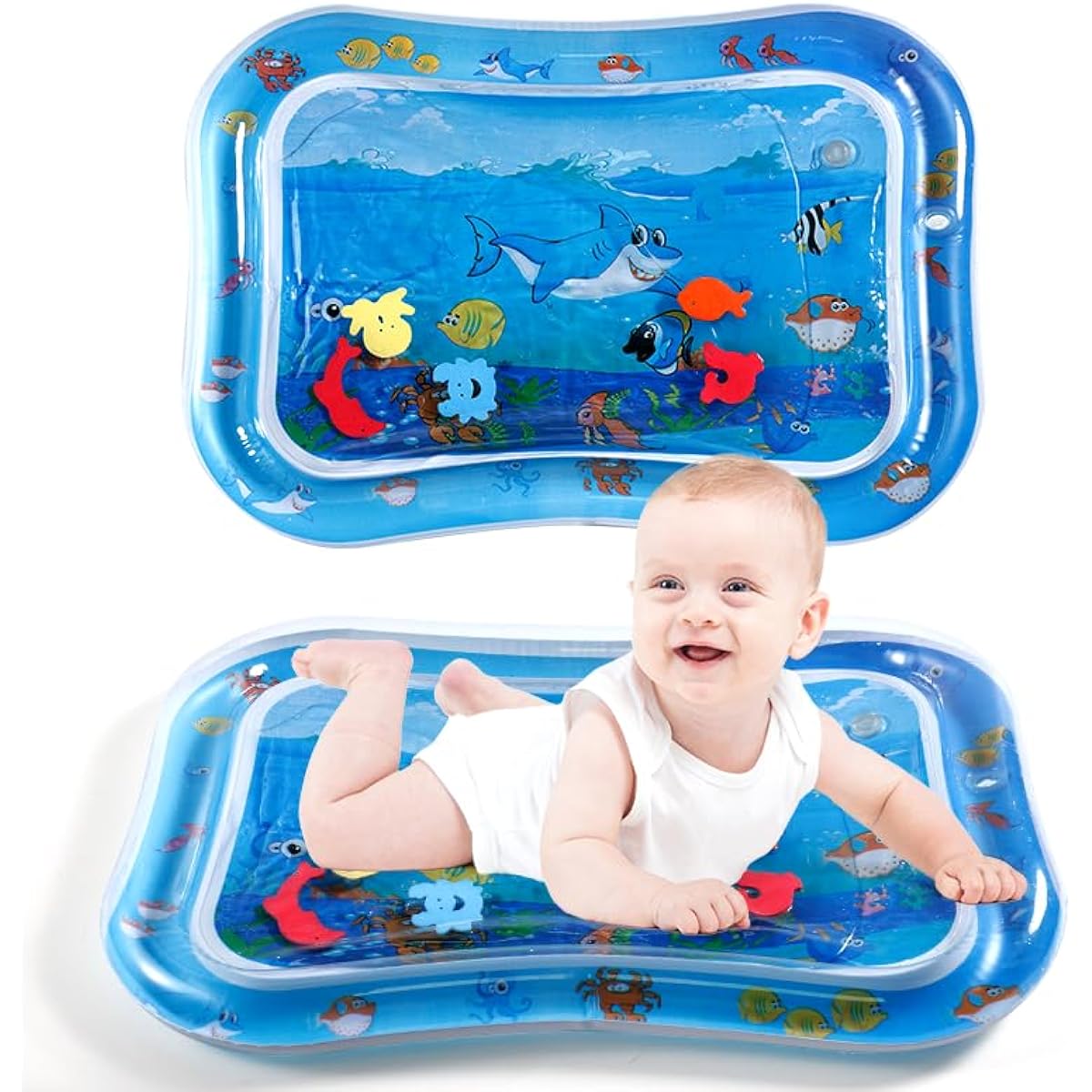 Baby Tummy Time Water Mat for Babies 3-12 Months
