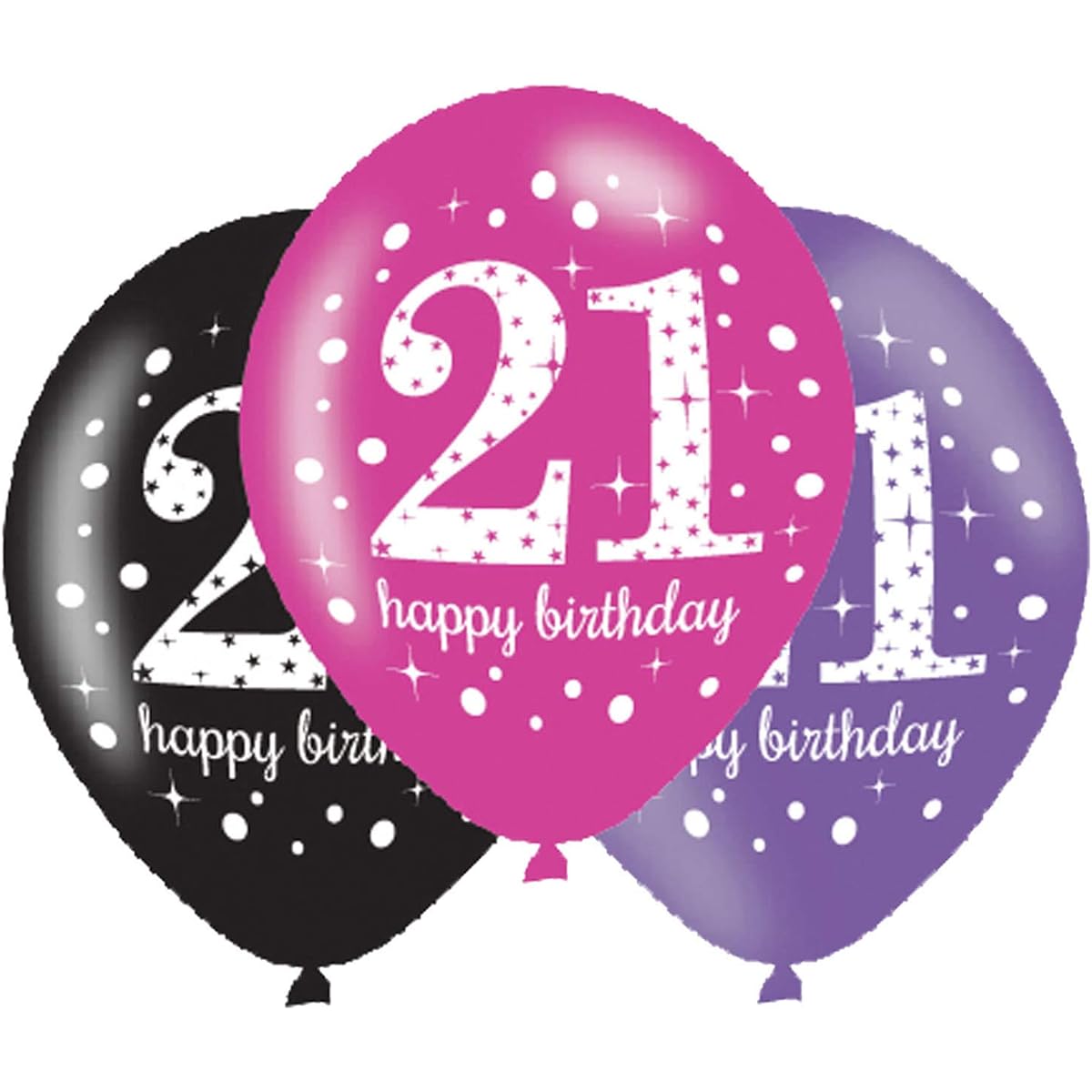 Pink Sparkling 21st Balloon