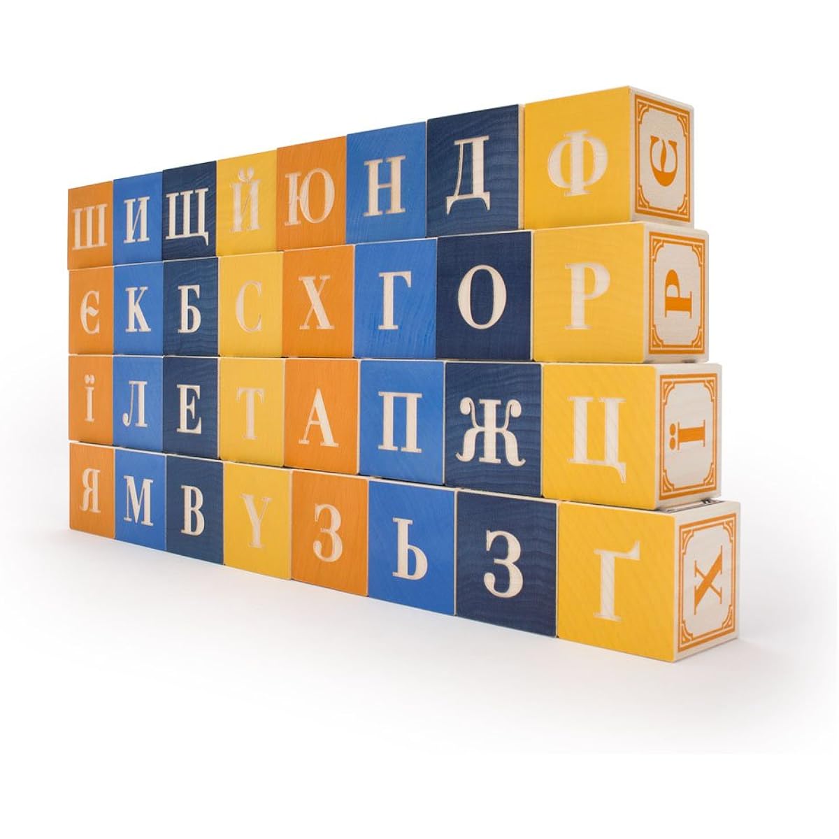 Uncle Goose Ukrainian ABC Blocks Made in the USA