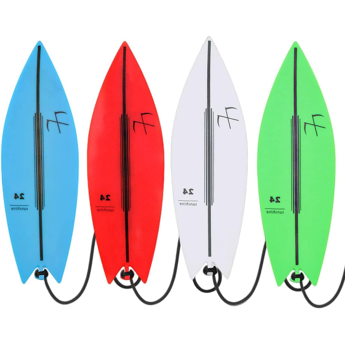 GISGOO Finger Surfboards 4pcs Car Ride-On Mini Window Surfboard Windboard Finger Toy Finger Surfboard for Adults Teens Boys Girls (4pcs-A)