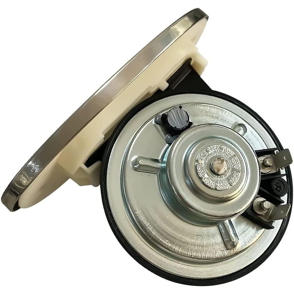 CLINK 316 Stainless Steel 12V Concealed Flush Mount 5190512 Marine Boat Horn with 2 Types of 316 Stainless Steel Mounting Screws