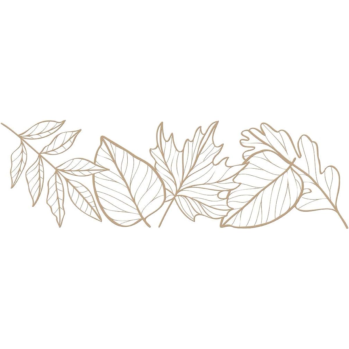 Spellbinders Fall Leaves Border Glimmer Hot Foil Plate Metal