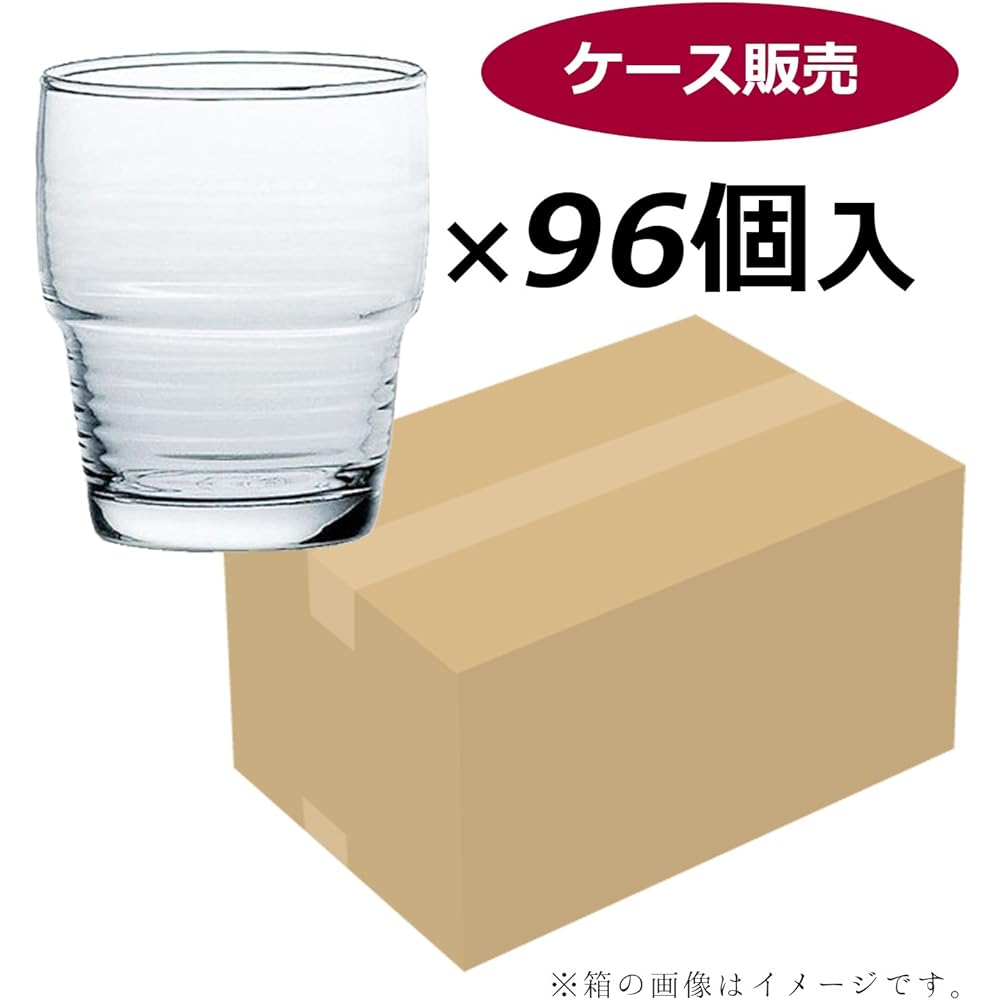 Toyo Sasaki Glass Tumbler HS Stack 240ml Set of 96 Case Sold Made in Japan 00368HS-1ct