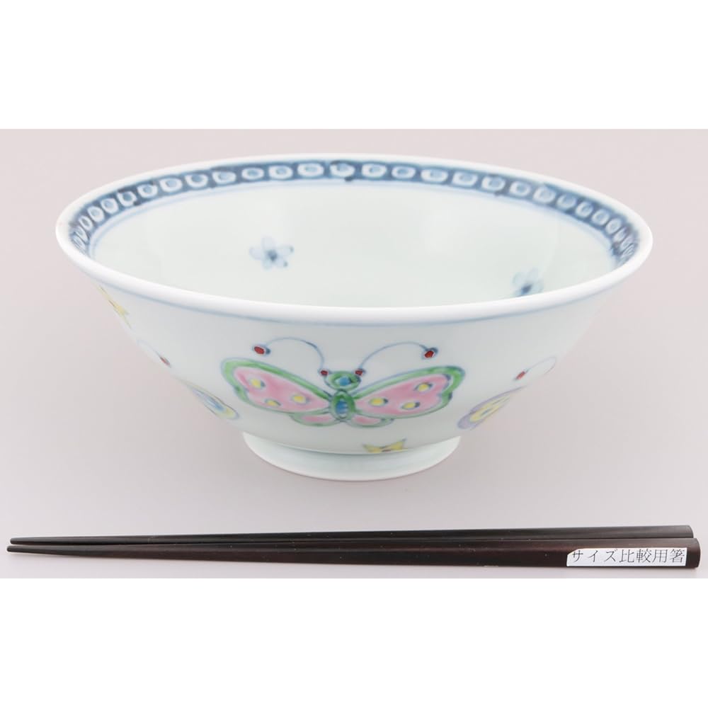 Hasami Ware Rinkurou Kiln Yumeji Bowl Butterfly 009478C630