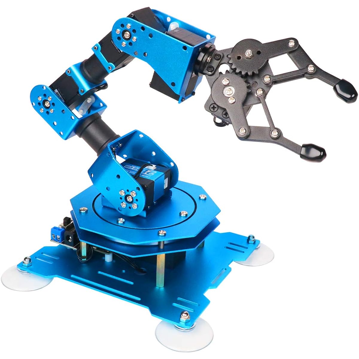 LewanSoul xArm 1S Programmable Desktop Robot Arm with Powerful and Robust Intelligent Bus Servo with Position and Voltage Feedback Function (No Assembly Required)