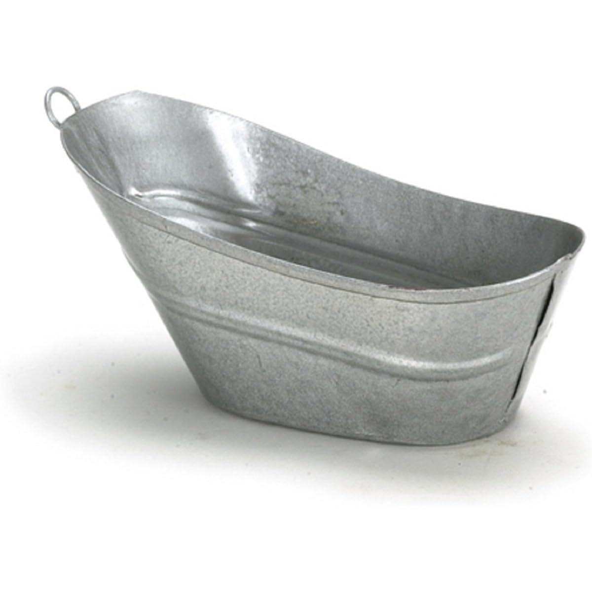 Dollhouse Miniature 1:12 Scale Galvanized Bathtub #IM65388