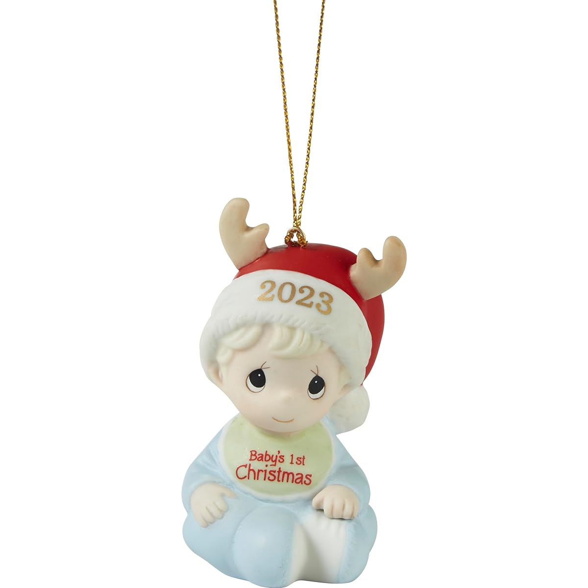 Precious Moments 231006 Baby's First Christmas 2023 Bisque Porcelain Ornament