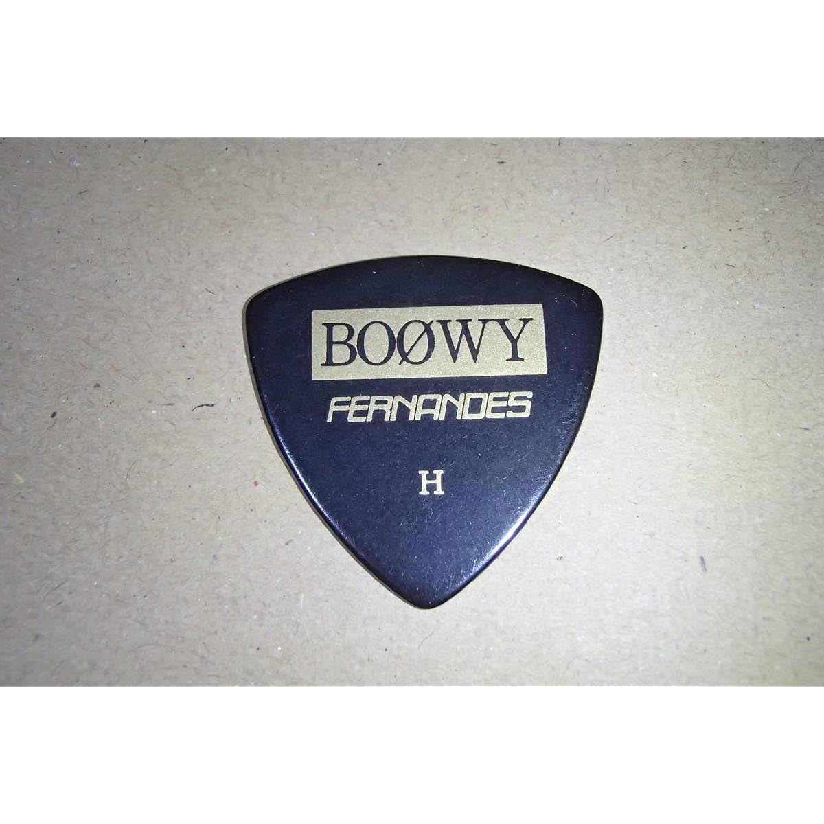 BOOWY FERNANDES Pick Black Triangle Shape Kyosuke Himuro Tomoyasu Hotei