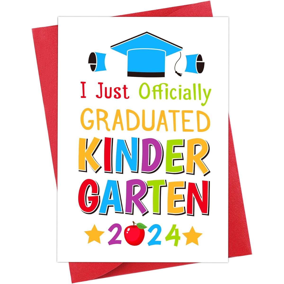 PETCEE Kindergarten Graduation Cards for Kids 2023 Preschool Graduation Greeting Cards Class of 2023 Kindergarten Preschool Graduation Gifts for Girls Boys Daughters Son Students