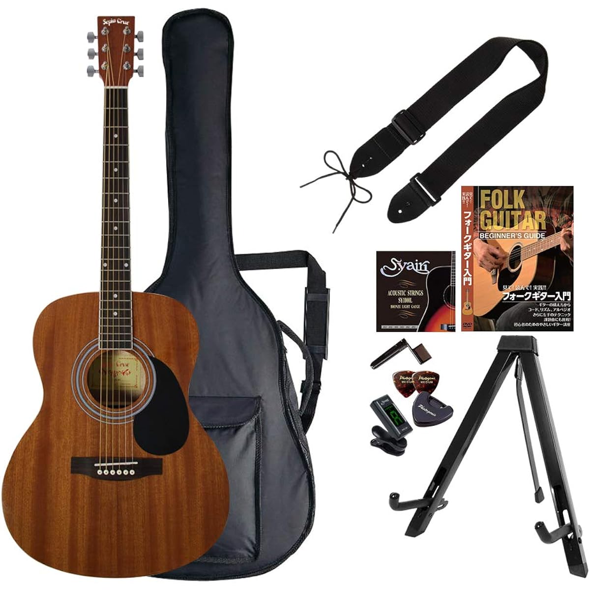 Sepia Crue Beginner Entry Set FG-10/N Natural