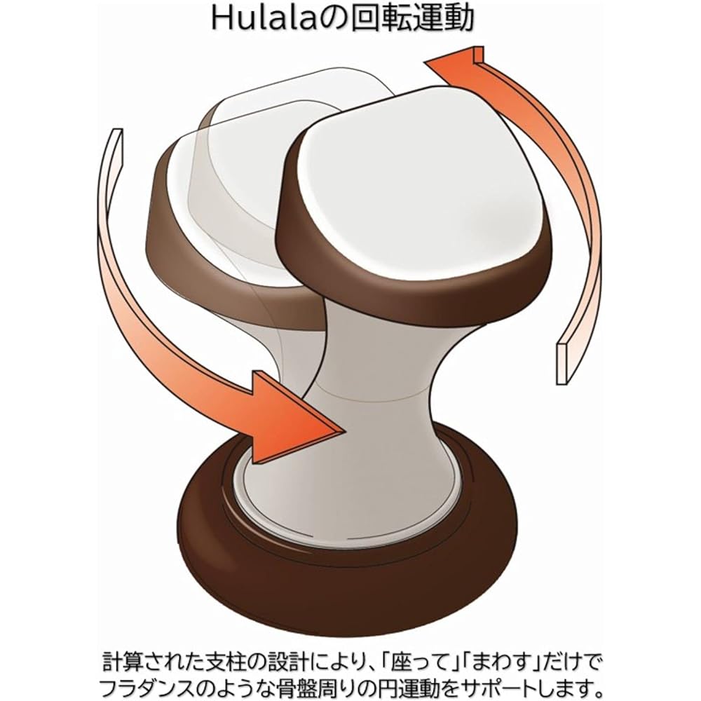 TWINS Hula Dance Exercise "HuLaLa" HuLaLa Ivory Pink