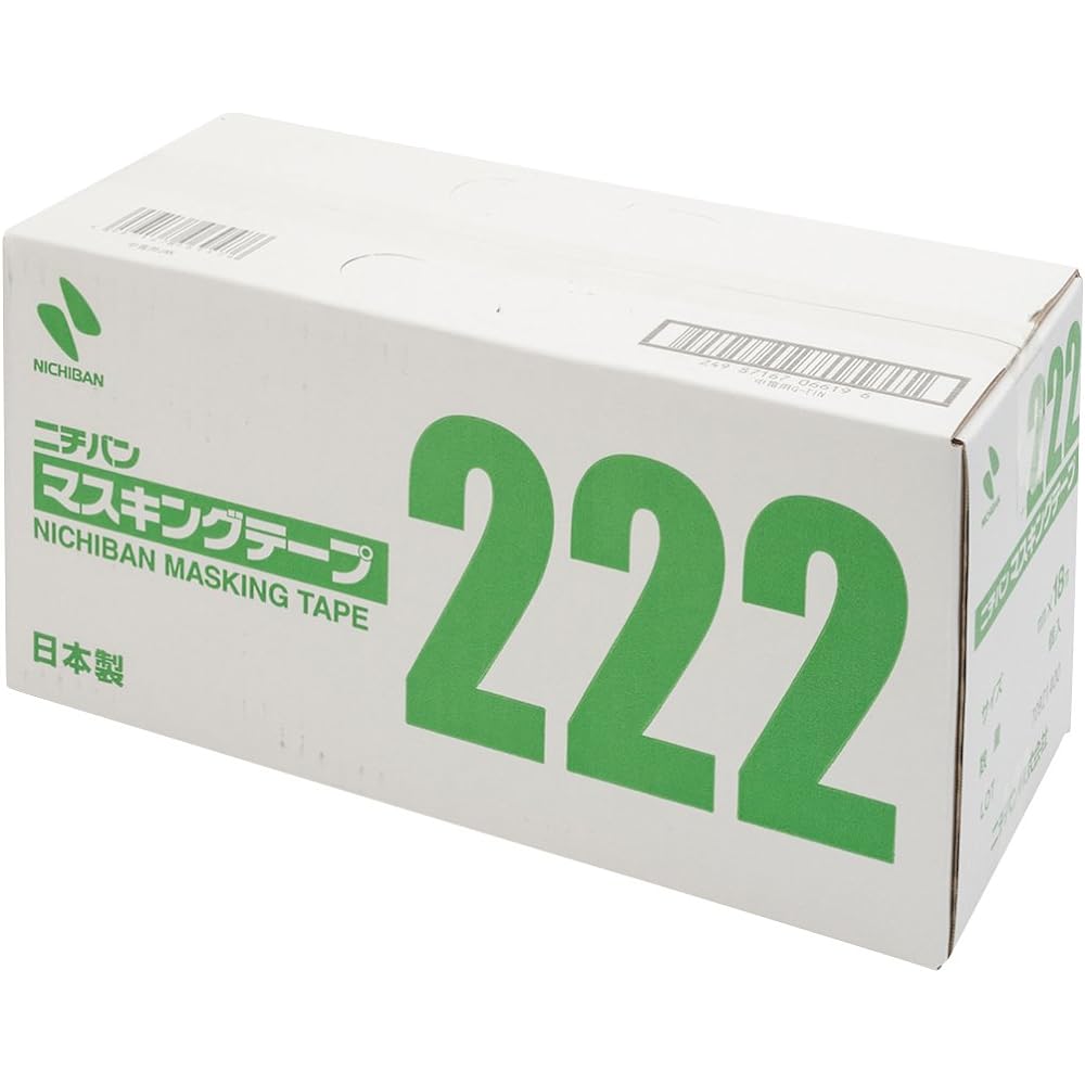 Nichiban Masking Tape 15mm x 18m 80 rolls 222H-15BOX Mint Green
