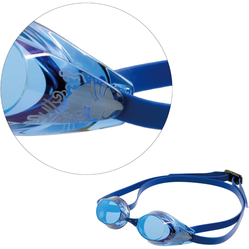 SWANS Made in Japan Swimming Goggles SR-11J Racing Non-Cushion for Children 6 to 12 Years