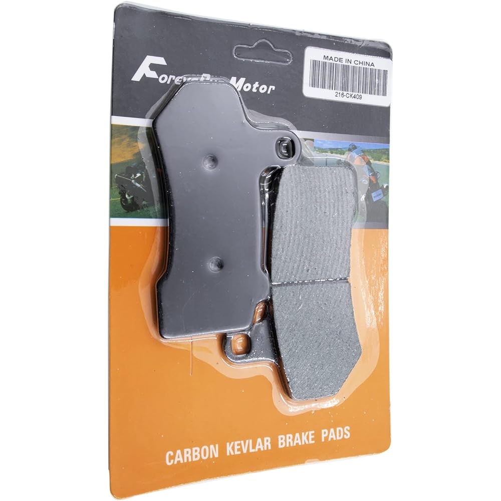 Foreverun Motor Front and Rear Brake Pads for Harley-Davidson FLHTCU Ultra Classic Electra Glide 2008-2017