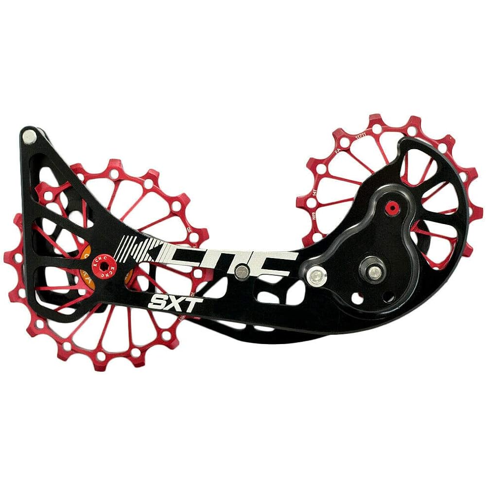 KCNC SXT MTB Cycling Bike Oversized Pulley Cage For Shimano M9000 and M8000, Red, KOT39-004, SK1961