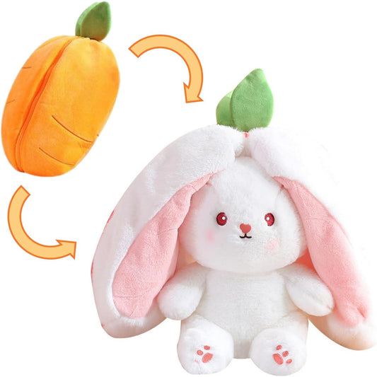 '-sided rabbit animal stuffed animal, realistic, interesting, squishy, cute present, comfortable toy, bedroom, room decoration, body pillow, soft toy, character, sleeping pillow, celebration, birthday, cushion, carrot, cushion, soft, 35cm, cute, present