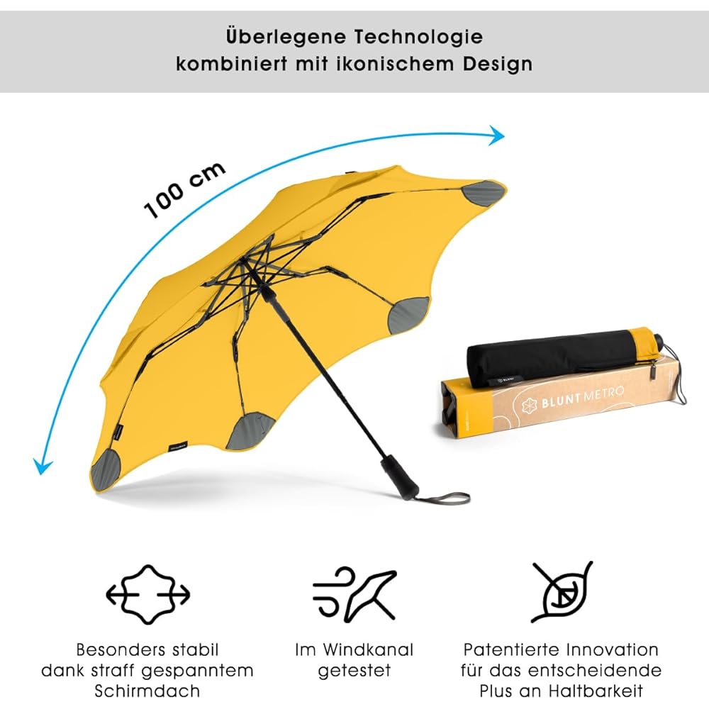 caetla BLUNT BLUNT__METRO folding umbrella Yellow METYEL