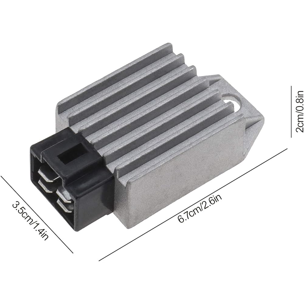 12V 4 Pin Voltage Regulator Rectifier GY6 Motor 50cc 125cc 150cc Moped Scooter ATV Go Kart Buggy Dirt Bike