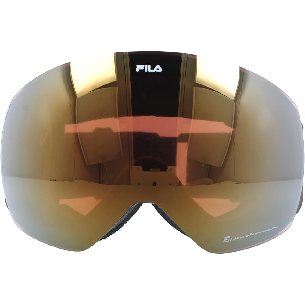 [Fila] Goggles Mirror Lens FLG 1222-4 UV Protection Anti-Fog Spherical Lens Double Lens Glasses Compatible Unisex Men Women Ski Goggles Snowboard Goggles Snowboarding