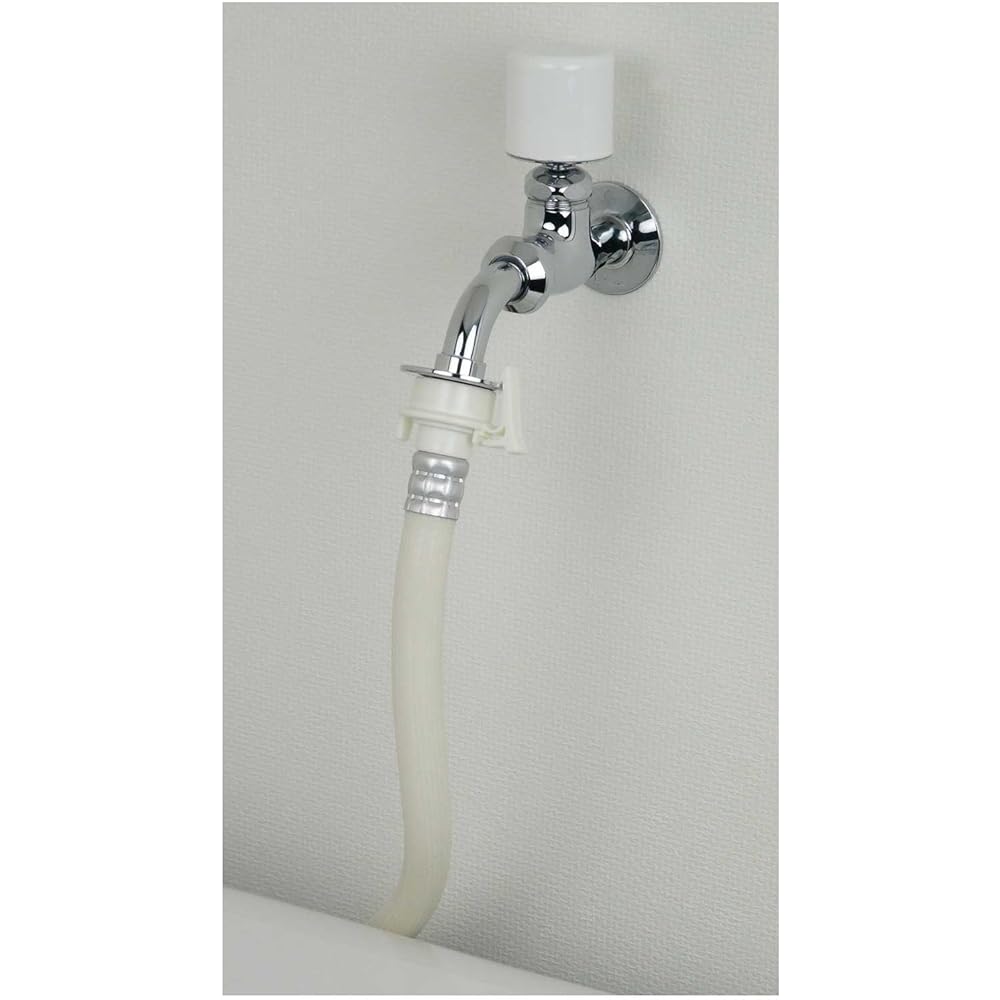 Kakudai Single Faucet for Washing Machines, Water Hammer Absorption Faucet Upper Handle Replacement, Absorbs and Reduces Unpleasant Sound when Water Stops, For 13 Faucets, 792-643