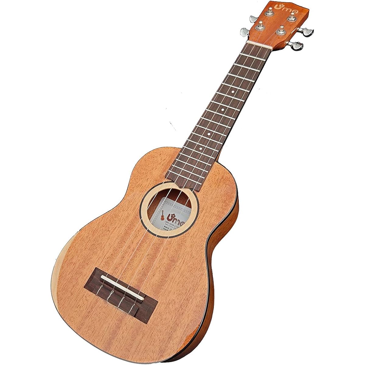 Uma Ukulele MOON-SS Soprano Ukulele [Top single plate model] Uma Ukulele
