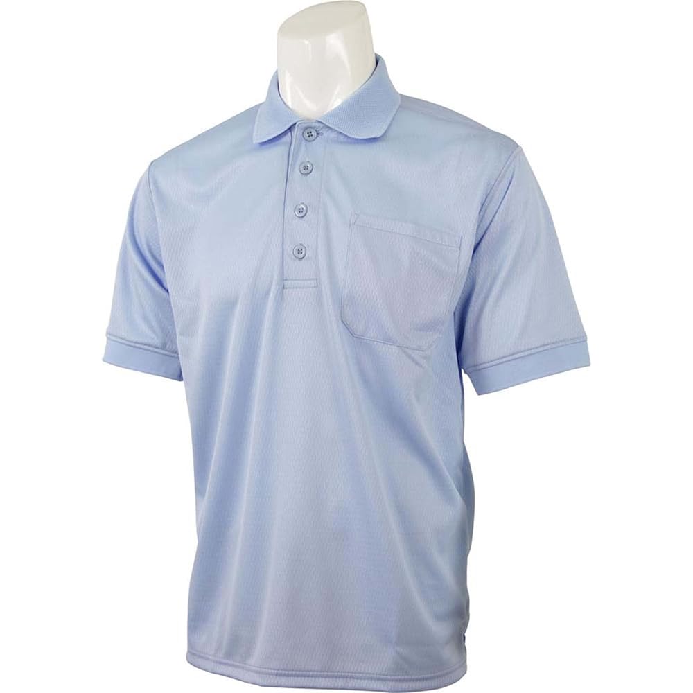 [Z] Baseball Umpire Polo Shirt (Short Sleeve) BPU50 Powder Blue M
