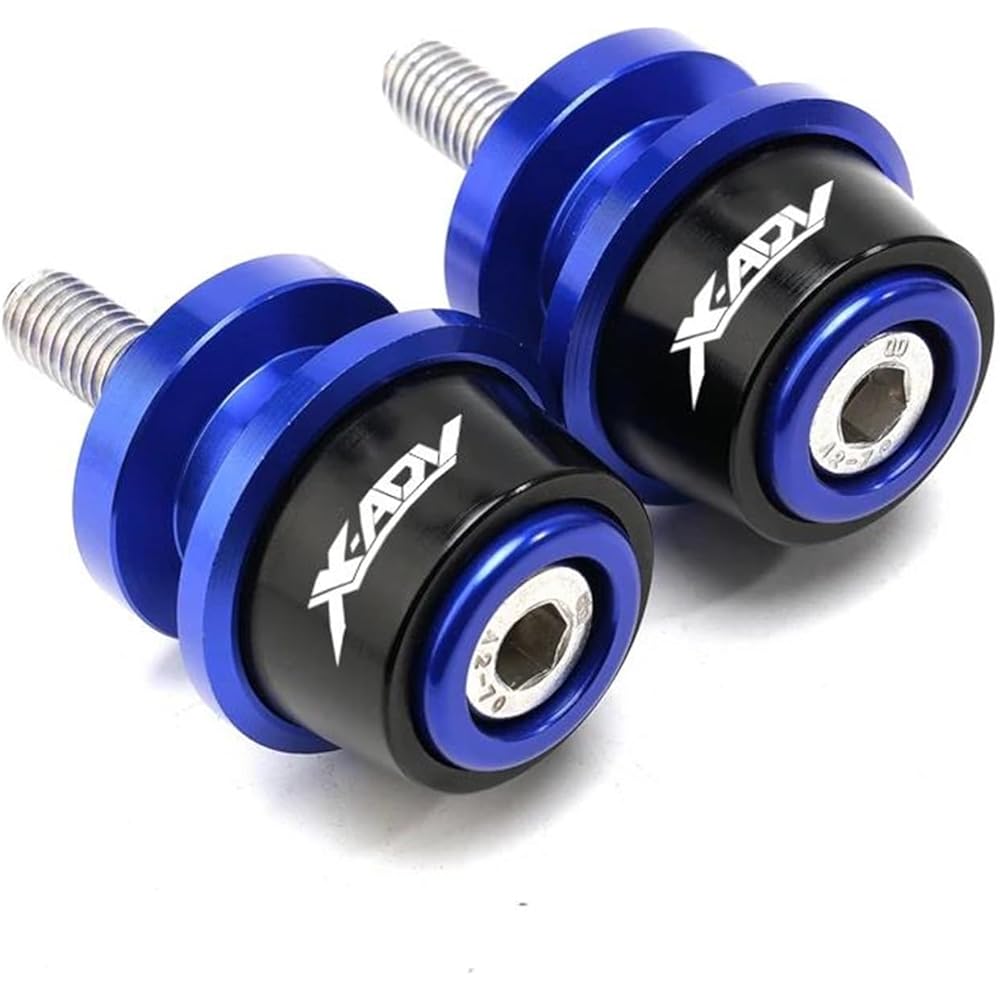 Motorcycle Bobbin Slider Stand Motorcycle Accessories 8mm Swing Arm Spool Slider Stand Screw For X-ADV 750 XADV750 XADV 750 2017 2018 2019 2020 2021 (Color: Titanium)