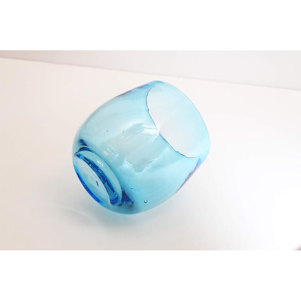 New [Commercial use set] Instagrammable Ryukyu style handmade barrel glass (large) water set of 6